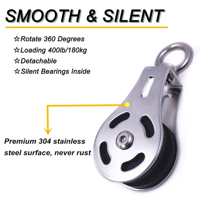 360 Degree Stainless Steel Cable Pulley