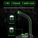 360 Omnidirectional Dynamic Usb Wired Dual Mic Led