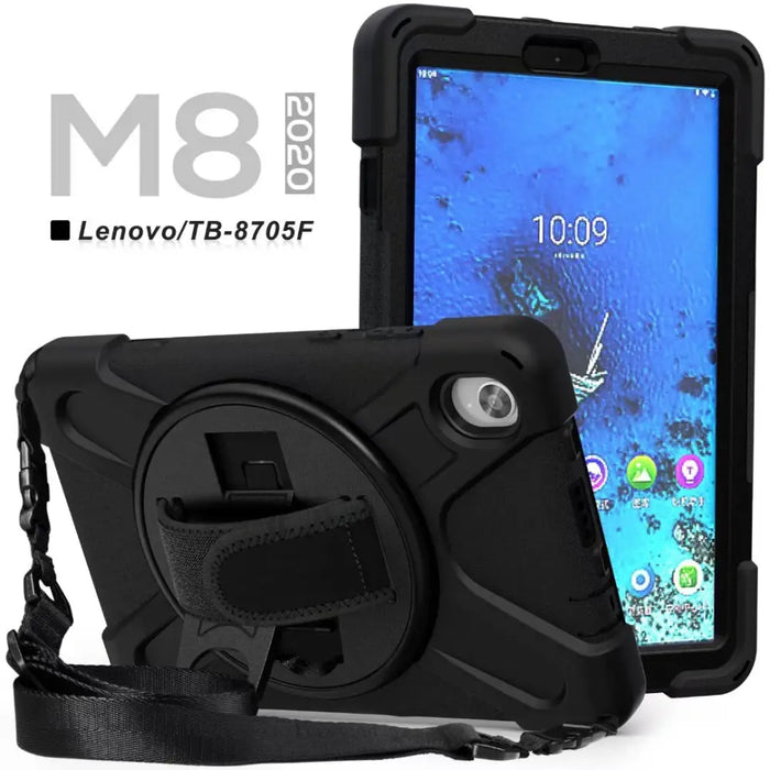 360 Rotating Stand Case For Lenovo Tab M8 8705 Cover