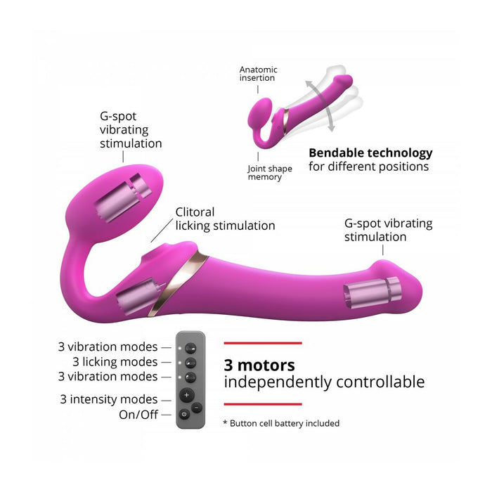 Vibrator By Straponme 6017449 Pink L