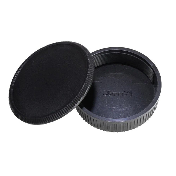 39mm Camera Screw Front Body Cap+Rear Lens Cover For eica Voigtlander 39mm screw mount Lens and Camera