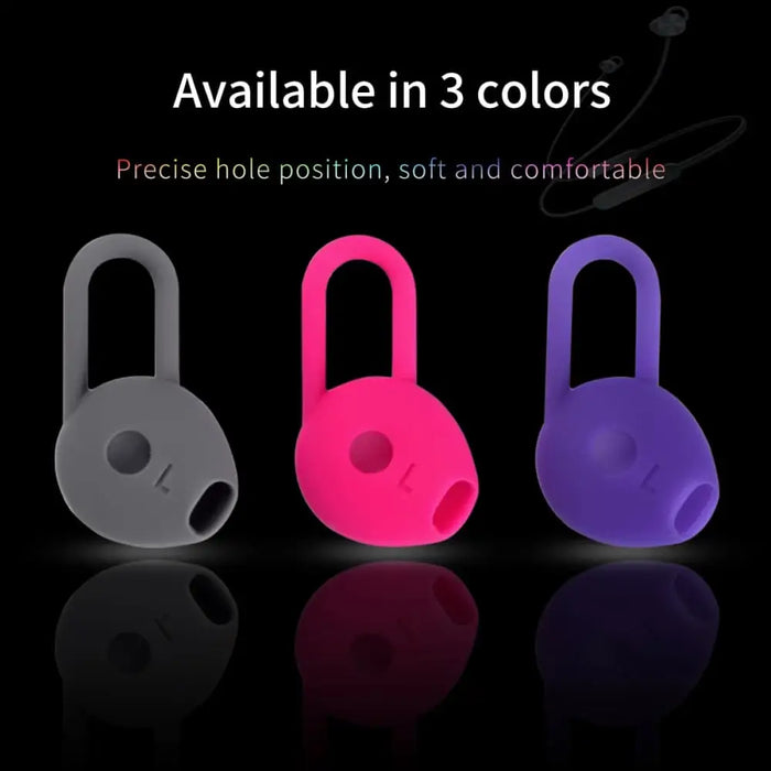 3pairs Anti-drop Silicone Ear Tips For Huawei Am66 Honor