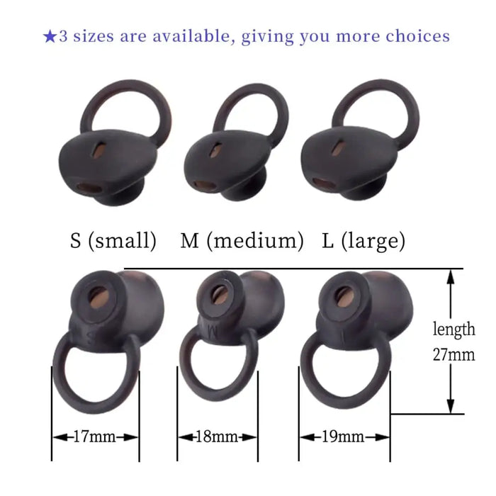 3pcs Silicone Ear Tips For Huawei B5 Bluetooth Headphones