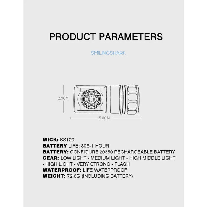 Z30 3xsst20 Powerful Led Usb Rechargeable 6-mode Super