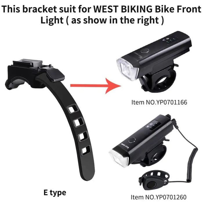 4 In 1 Bicycle Light Bracket Mount