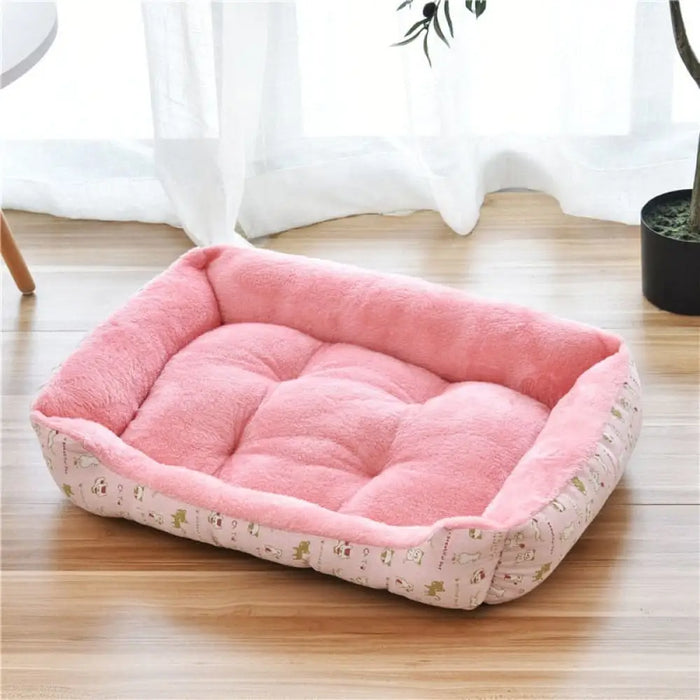 4 Colors Breathable Bite Resistant Soft Pet Sleeping Bed