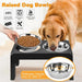 4 Height Adjustable Non-slip Pet Food Water Bowl For Small