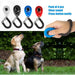 4 Pieces Elastic Wrist Strap Lightweight Dog Clicker