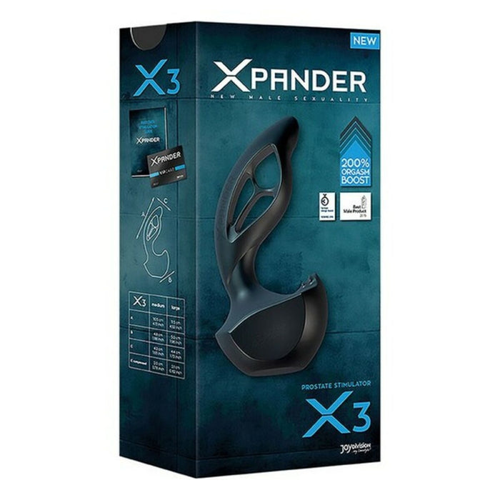 Xpander X3 Silicone Noir Prostate Massag By Joydivision Xpander X3 Black