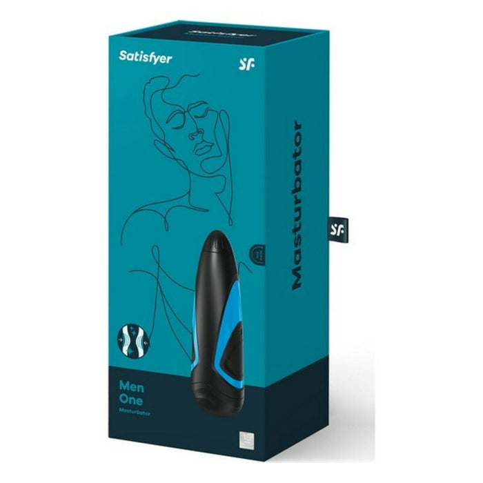 Men Masturbator By Satisfyer 00802756 Silicone 24 Cm Blackblue