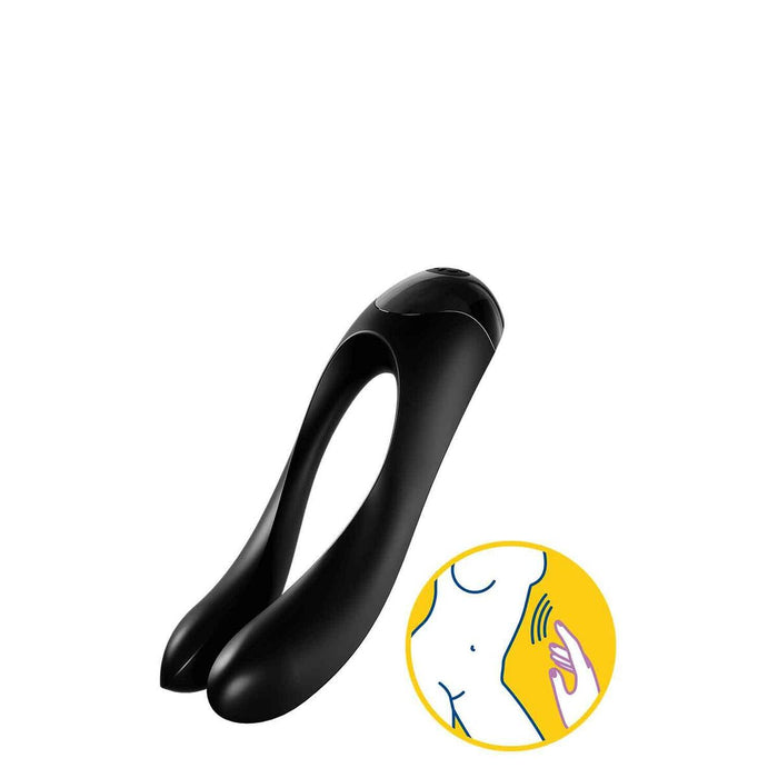 Couples Massager By Satisfyer Candy Cane Black