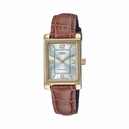 Unisex Watch by Casio Ltp1234pgl7aeg Brown