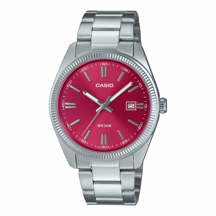 Mens Watch By Casio Silver