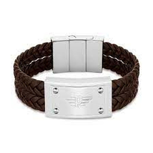 Mens Bracelet By Police Peagb2214604 Leather 19 Cm