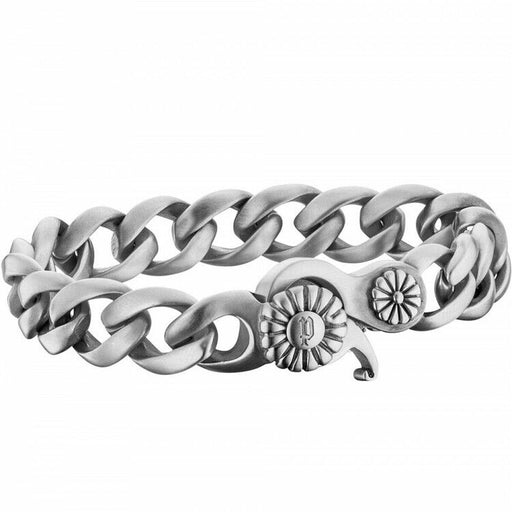 Mens Bracelet By Police Pj25719bss01l Stainless Steel 21 Cm