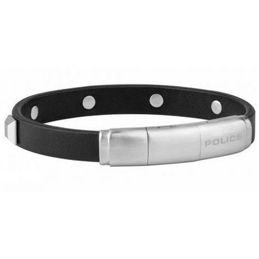 Mens Bracelet By Police S14aqt02b Stainless Steel 19 Cm