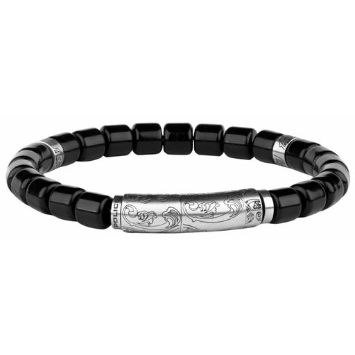 Mens Bracelet By Police Pj26352bssb01 Resin 19 Cm