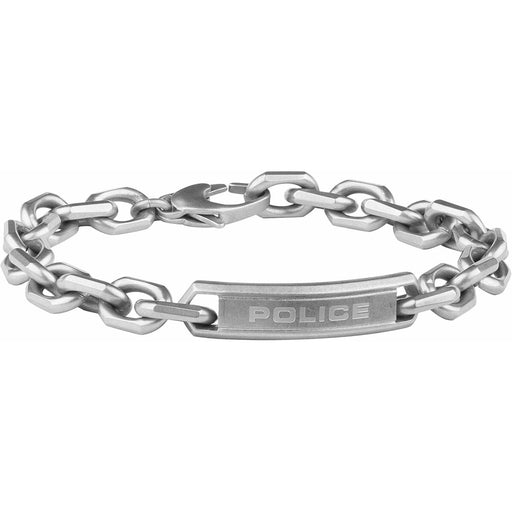 Mens Bracelet By Police Pj26353bsse01l Stainless Steel 21 Cm