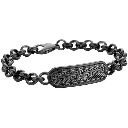 Mens Bracelet By Police Pj26402bsu02 21 Cm