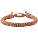 Mens Bracelet By Police Pj26486blc03 Leather 19 Cm