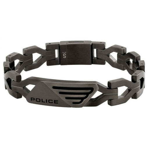 Mens Bracelet By Police Pj26556bsu03 Stainless Steel 19 Cm