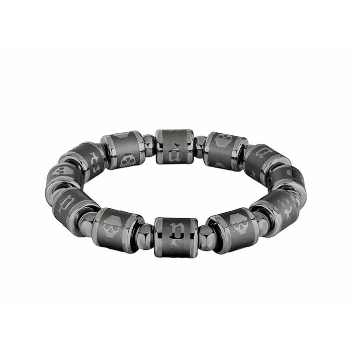 Mens Bracelet By Police Pj26562bsu02 Stainless Steel 19 Cm