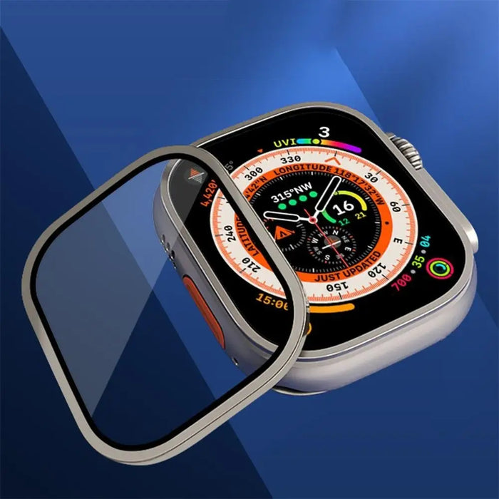 49mm Anti-scratch Hd Metal Bumper + tempered Glass