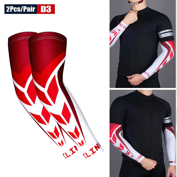 2Pcs/Pair Anti-UV Sun Protection Arm Sleeves For Running Basketball