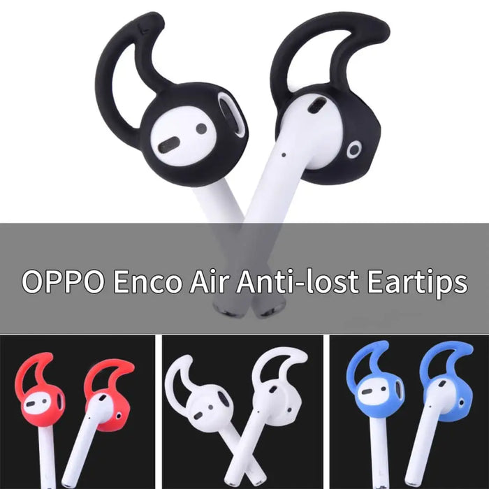 4pcs Anti-drop Silicone Ear Tips For Oppo Enco Air Tws Apple