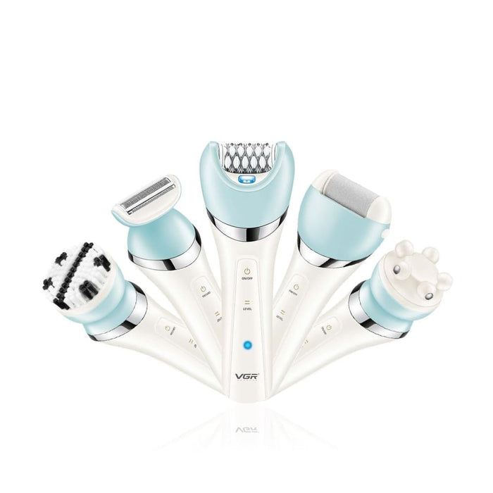 5 In-1 Women Electric Facial & Body Hair Removal Razor For Women