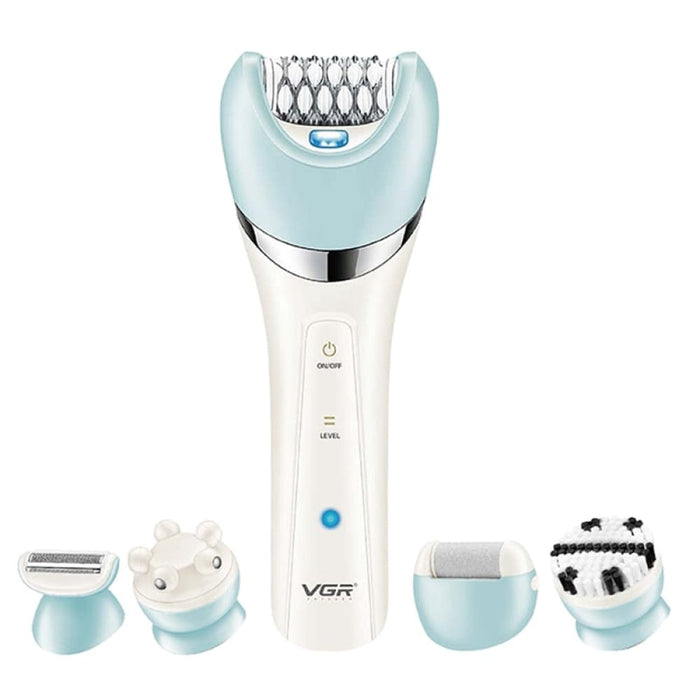 5 In-1 Women Electric Facial & Body Hair Removal Razor For Women