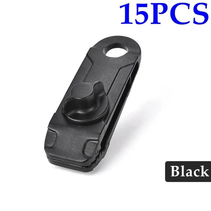 5-50pcs Tarpaulin Clip Black Reusable Quality Durable