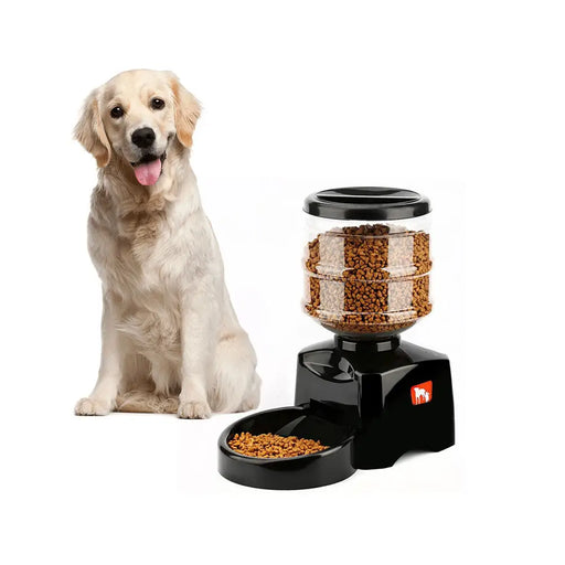 5.5l Automatic Pet Feeder Dog Cat Food Bowl Digital Lcd