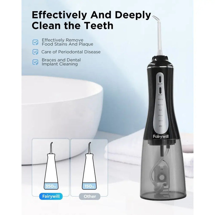 5 Modes Portable Usb Charge Waterproof Dental Water Jet