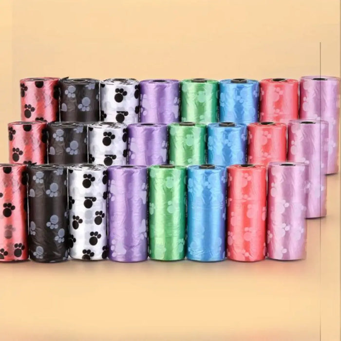 50 100 Rolls Dog Poop Bag Degradable Plastic Bags For Cat