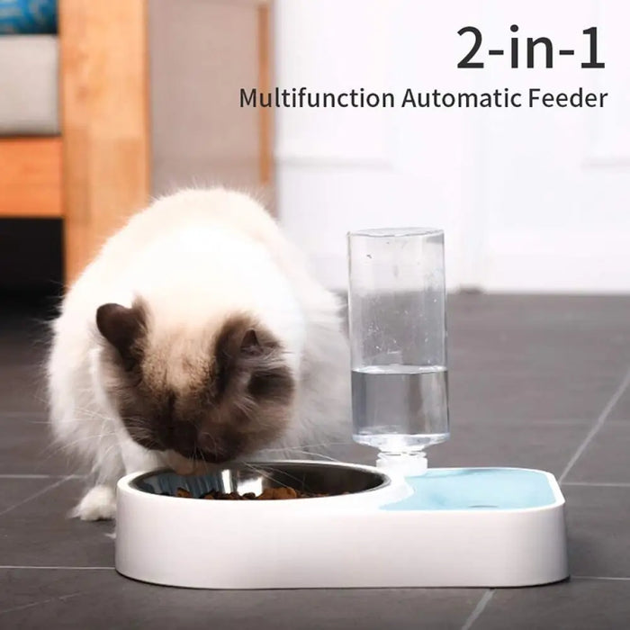 500ml Eco-friendly Stainless Steel Detachable Pet Feeder