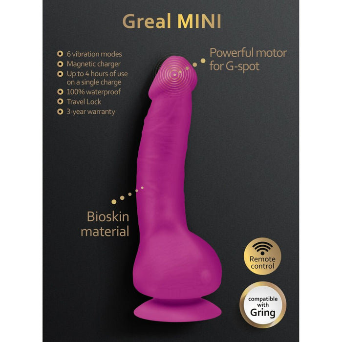 Dildo By Gvibe Greal Mini Fuchsia