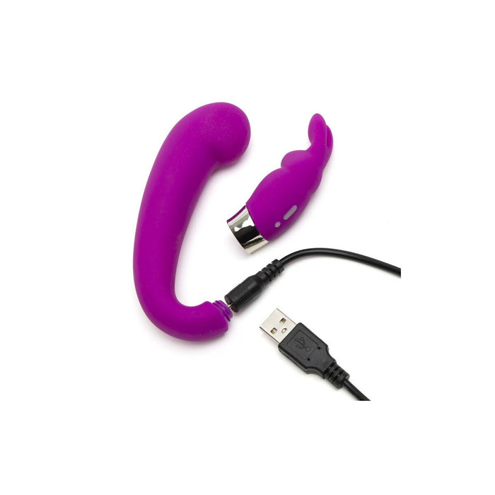 Rabbit Vibrator By Happy Rabbit Gspot Clitoral Curve 30 X 40 Cm