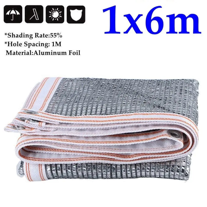 55% Aluminum Foil Sun Shading Cloth Hi-quality Reflective