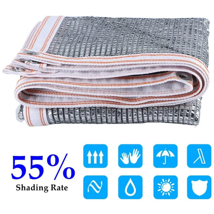 55% Aluminum Foil Sun Shading Cloth Hi-quality Reflective