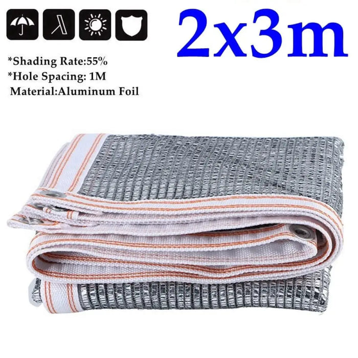 55% Aluminum Foil Sun Shading Cloth Hi-quality Reflective