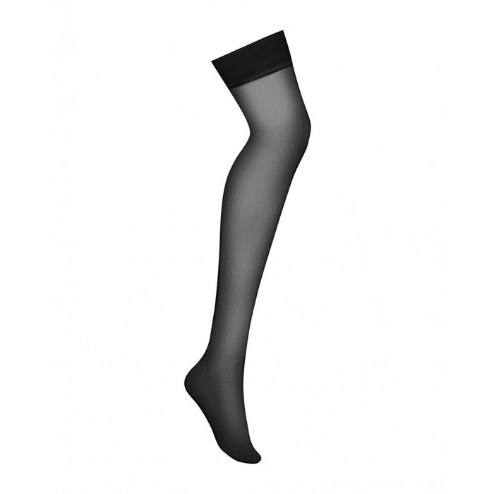 Stockings With Garter By Obsessive S800 Black Sm