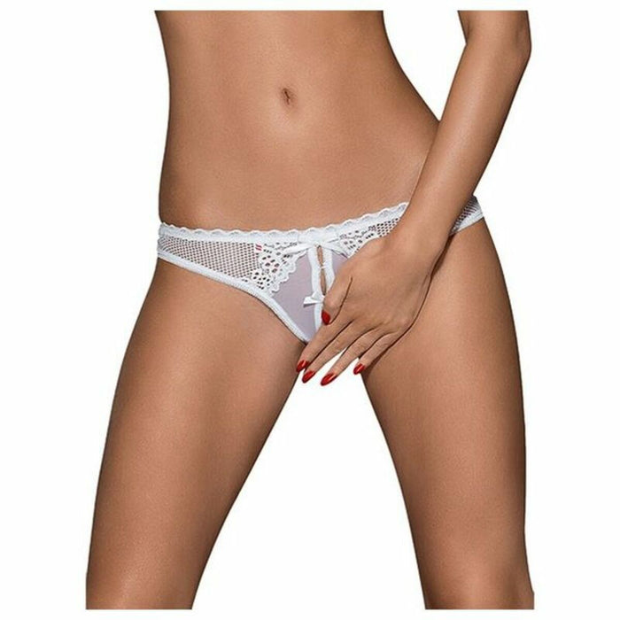 White Panties With Alabaster Lace By Obsessive Obs8208991Smold White Sm