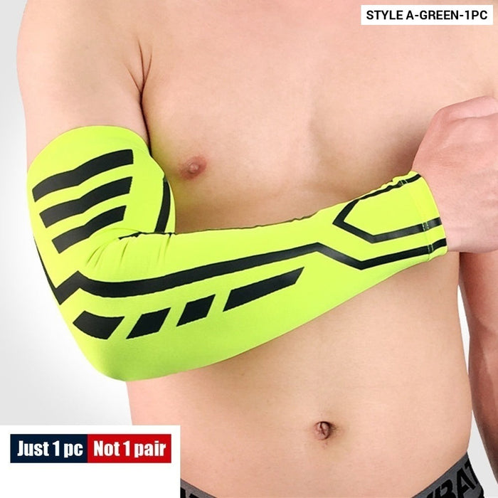 1Pc Cooling Sun Protection Arm Sleeves For Cycling Basketball Football