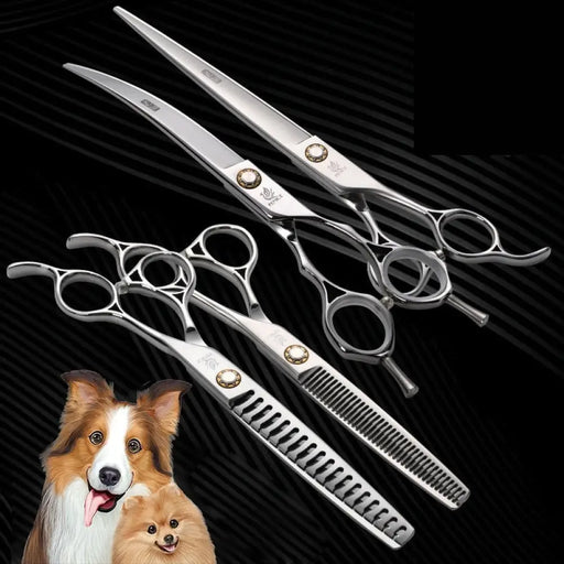 6.5 7 7.5 8 Inch Professional Pet Dogs Grooming Scissors Set