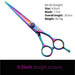 6.5 7.5 Inch Pet Dog Grooming Thinning&cutting Scissors Set