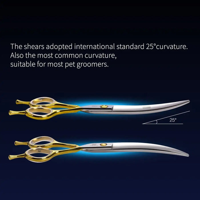 6.5 Inch Professional Curved Scissors Pet Dog Grooming