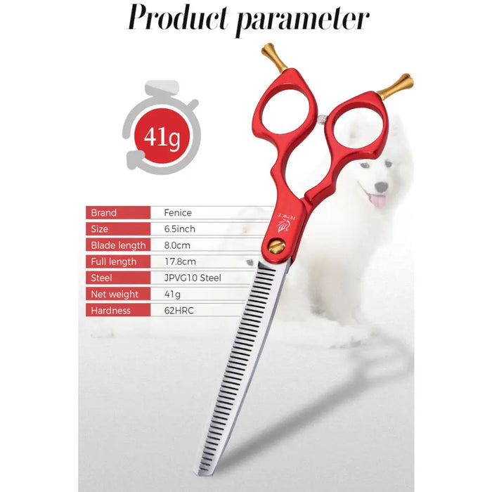 6.5 Inch Vg10 Steel Professional Pet Scissors Dog Grooming