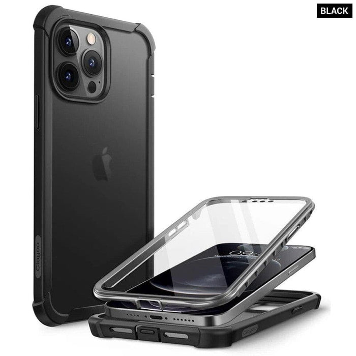 6.7 inch Dual Layer Rugged Cover with Full-Body TPU Bumper Protective Case For iPhone 13 Pro Max