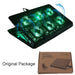 6 Usb Led Aluminum Adjustable Cooling Pad for Laptop